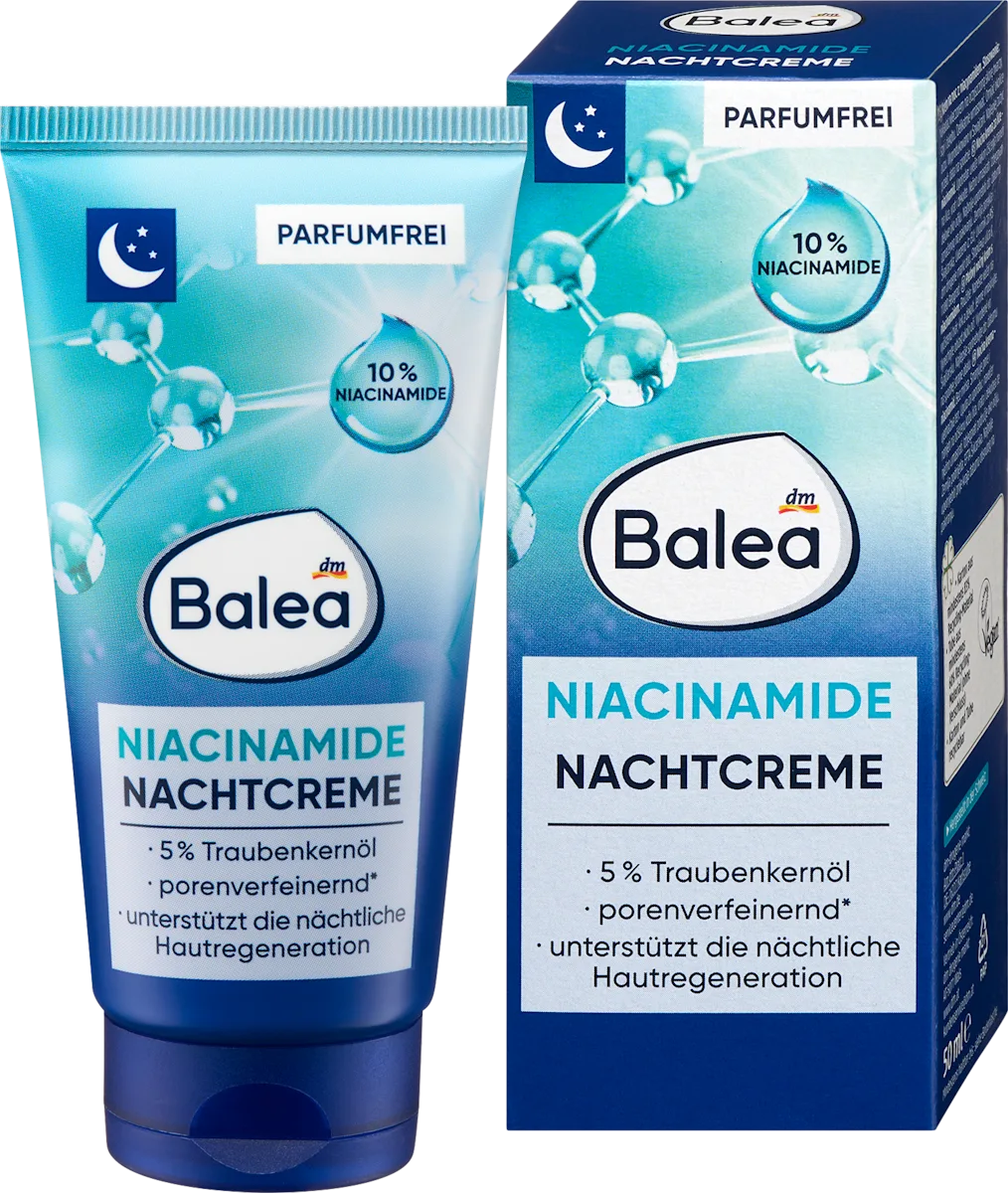 Noćna krema za lice sa niacinamidom, 50 ml