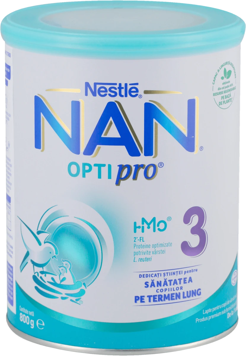 OPTIpro® 3 prah za pripremu mlečnog napitka za malu decu sa dodatkom kulture Lactobacillus reuteri, od 1. godine, limenka, 800 g