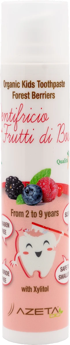 Organska bio pasta za zube 2-9g šumsko voće, 50 ml