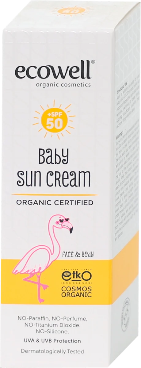 organska krema za bebe, za zaštitu od sunca, SPF 50, 110 g