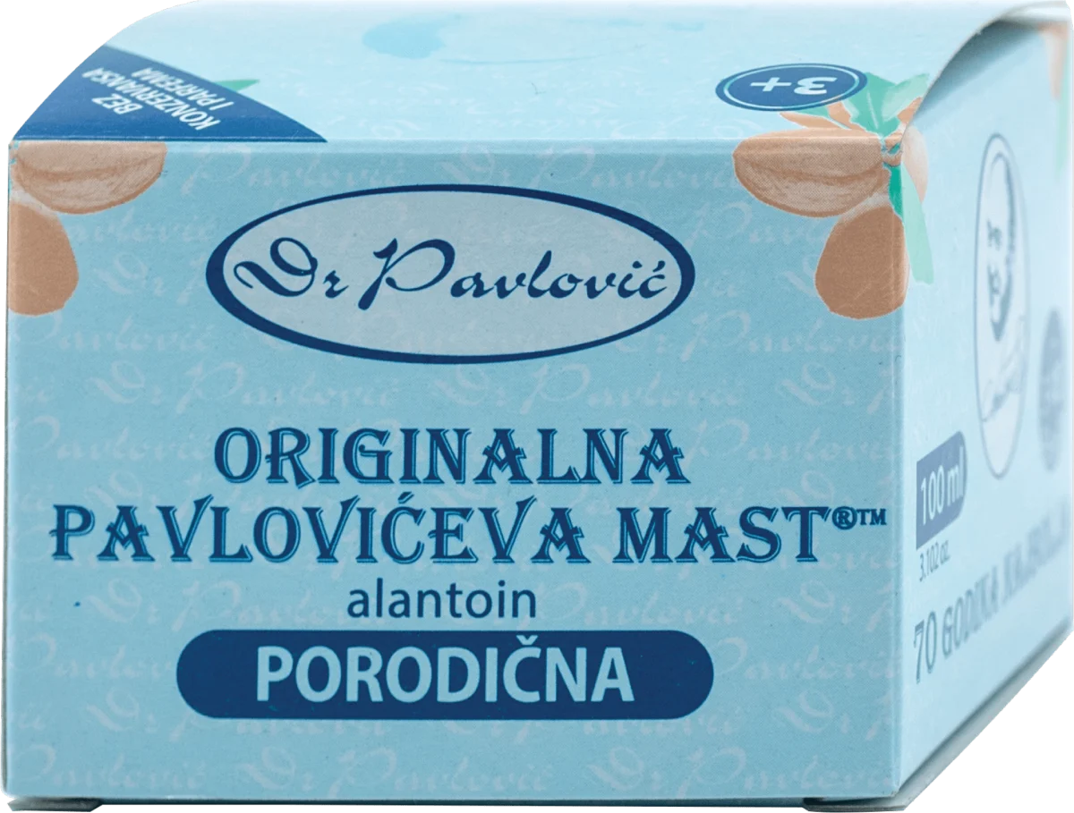 ORIGINALNA PAVLOVIĆEVA MAST PORODIČNA - sa alantoinom, od 3. godine, 100 ml