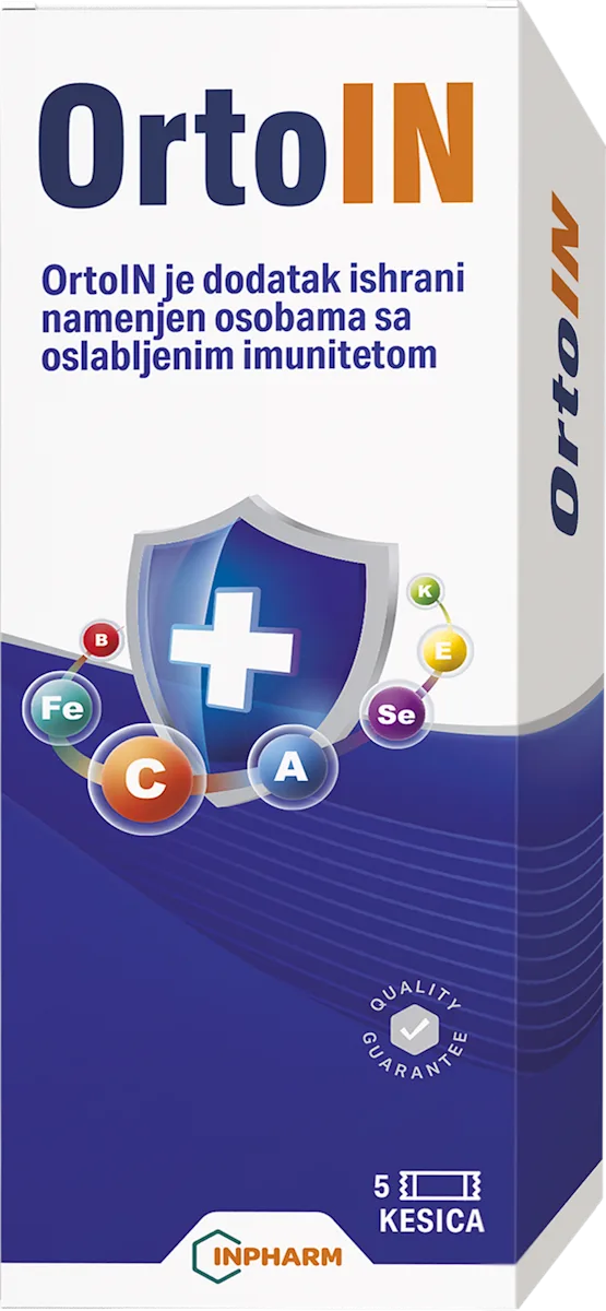 OrtoIN kesice - dodatak ishrani za imunitet, 5 kom
