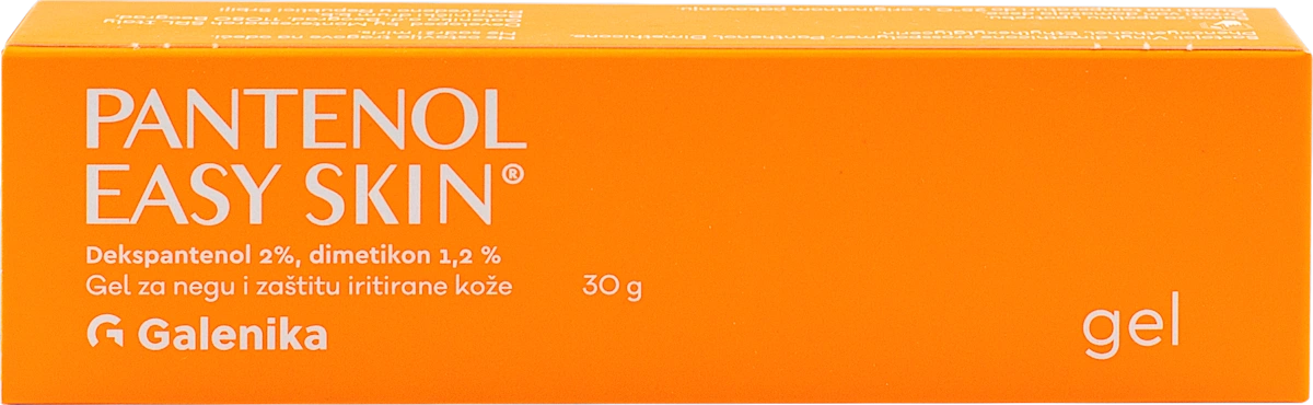 PANTENOL EASY SKIN gel za negu i zaštitu iritirane kože, 30 g
