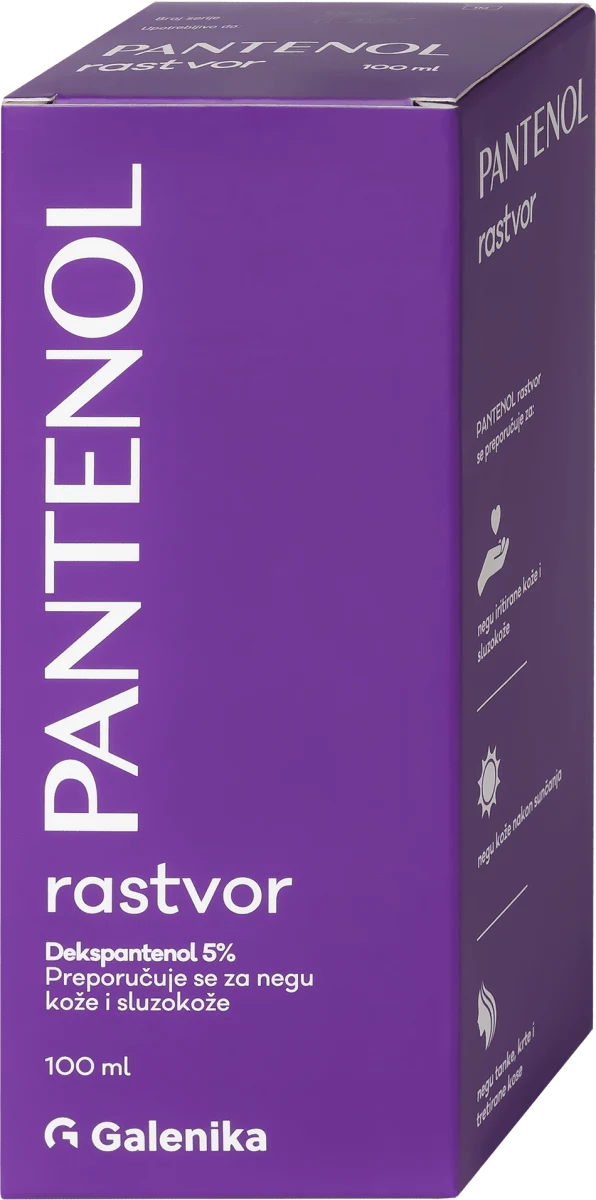 PANTENOL rastvor - Dekspantenol 5%, 100 ml