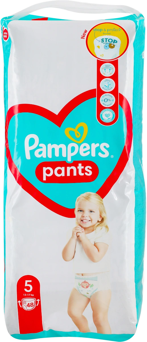 Pants, pelene gaćice, veličina 5 (12- 17 kg), 48 kom