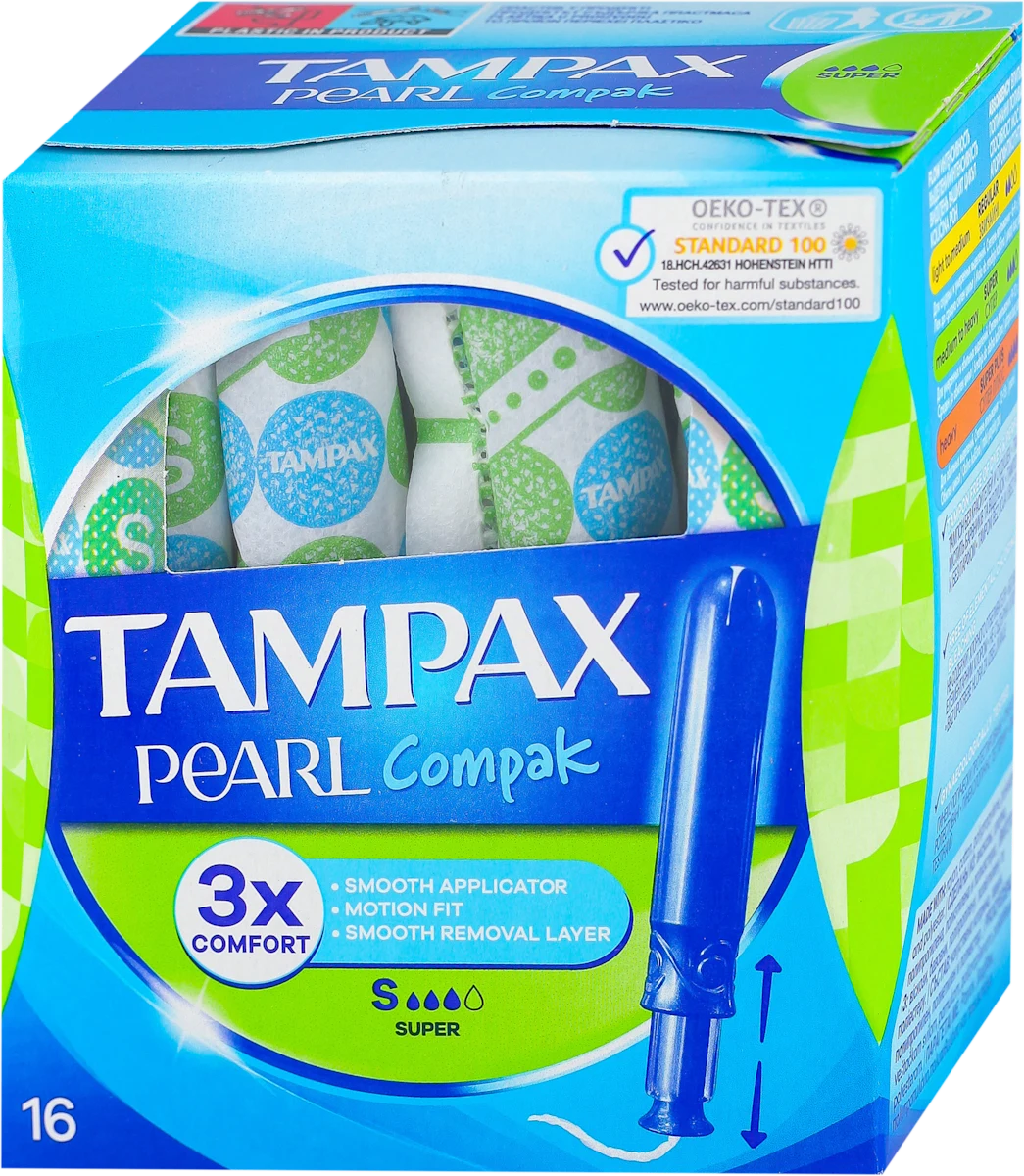 Pearl Compak SUPER, S tamponi, 16 kom