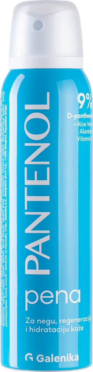 Pena za telo - 9% D-pantenola, 150 ml