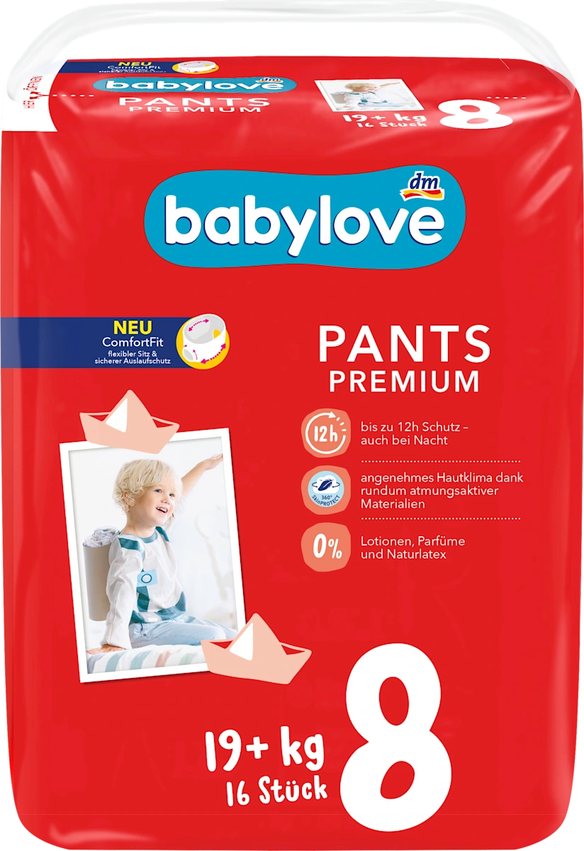 Premium - pelene gaćice veličina 8 XXL (19+ kg), 16 kom