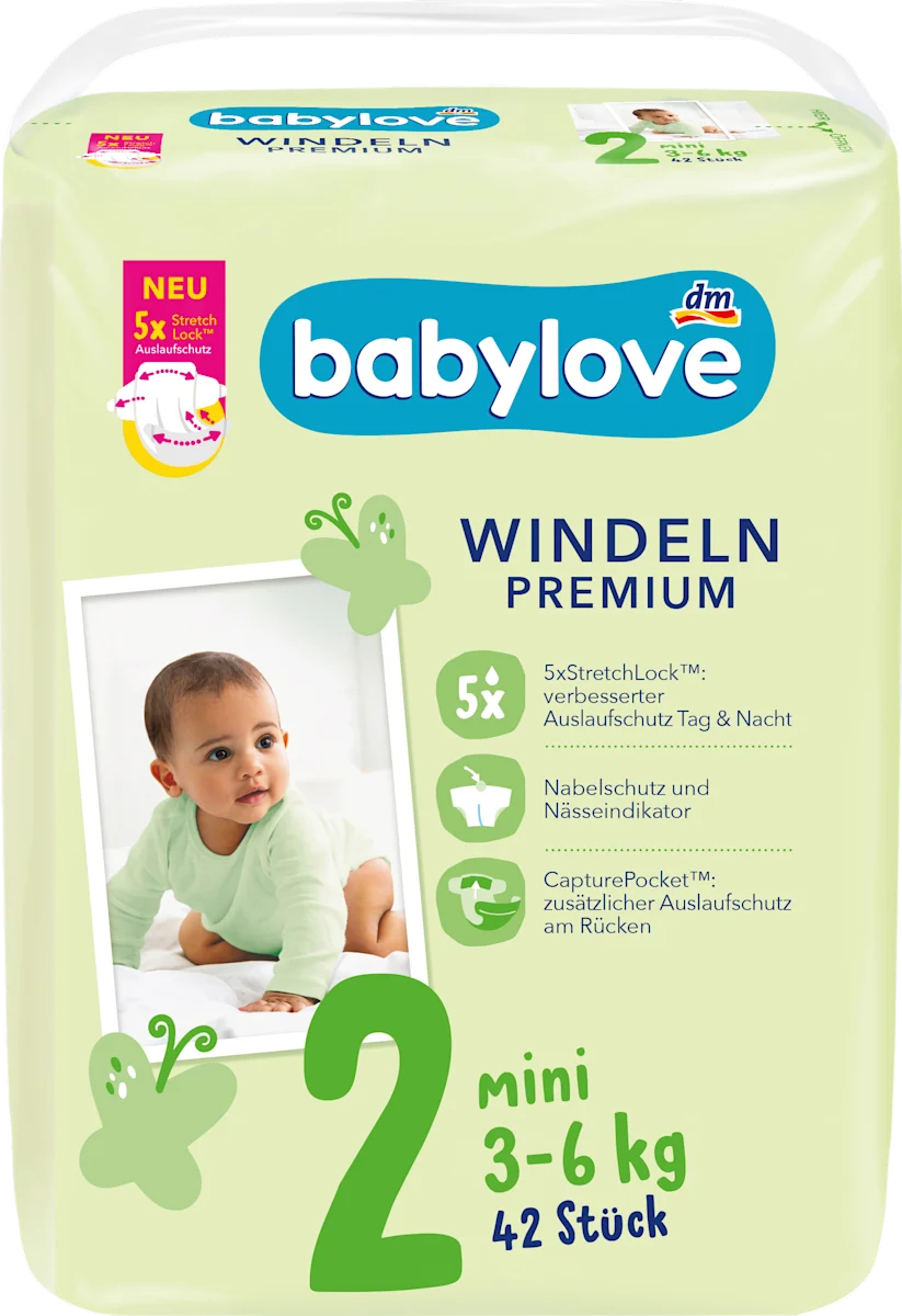 Premium pelene mini veličina 2 (3-6kg), 42 kom