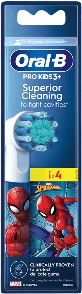 PRO KIDS Superior Cleaning nastavak za električnu četkicu za zube za decu, od 3+ godine, 4 kom