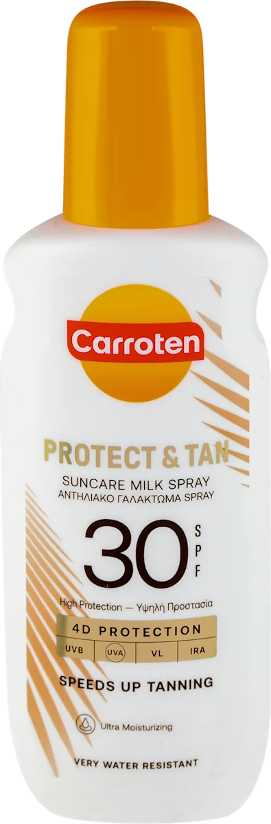 PROTECT & TAN mleko u spreju za zaštitu od sunca i ubrzano tamnjenje, SPF 30, 200 ml