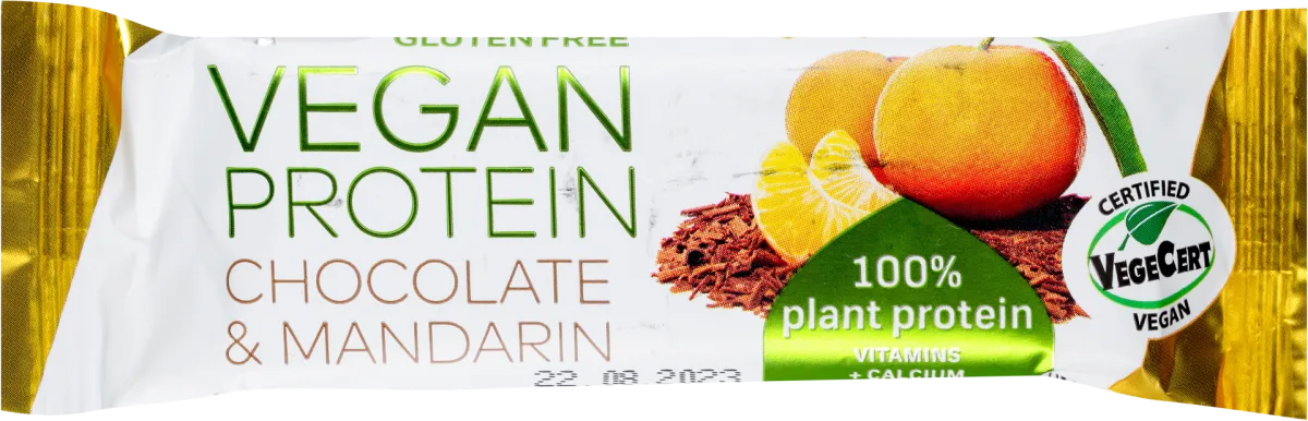 Proteinska pločica - mandarina 40g, 40 g
