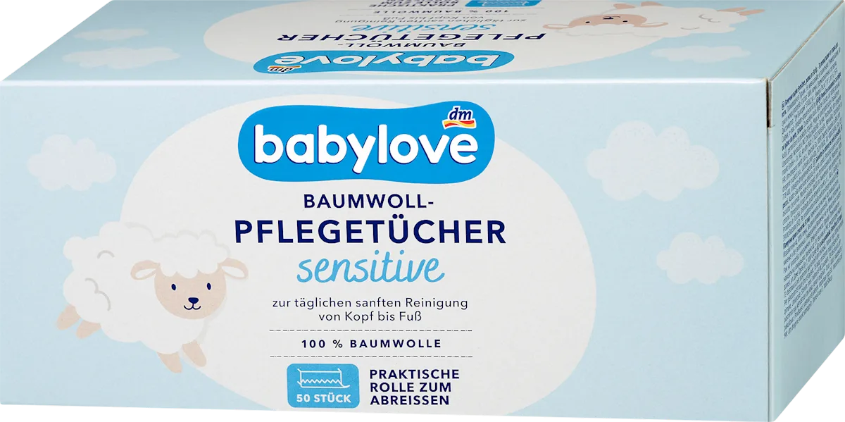 sensitie 100% pamučne maramice, 50 kom