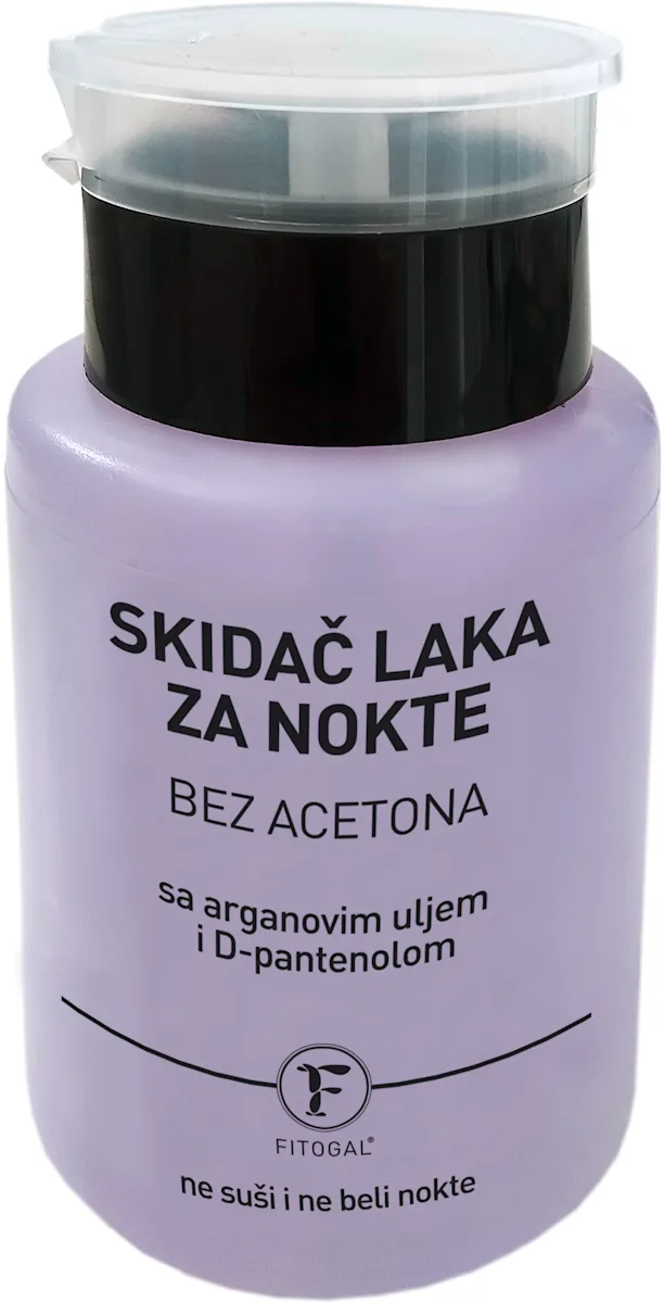 SKIDAČ LAKA ZA NOKTE BEZ ACETONA - sa pumpicom, 125 ml