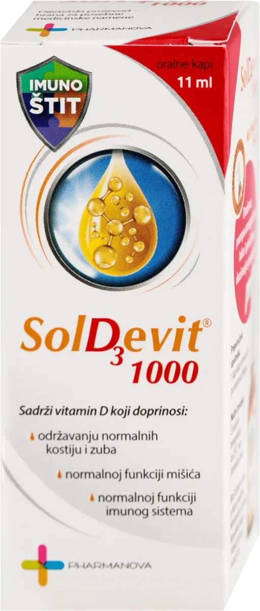 Sold3evit® 1000 oralne kapi, 11 ml