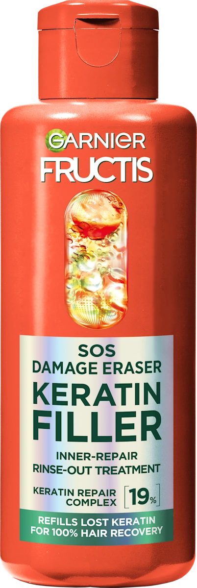 SOS KERATIN FILLER DAMAGE ERASER tretman za obnovu oštećene kose, 200 ml