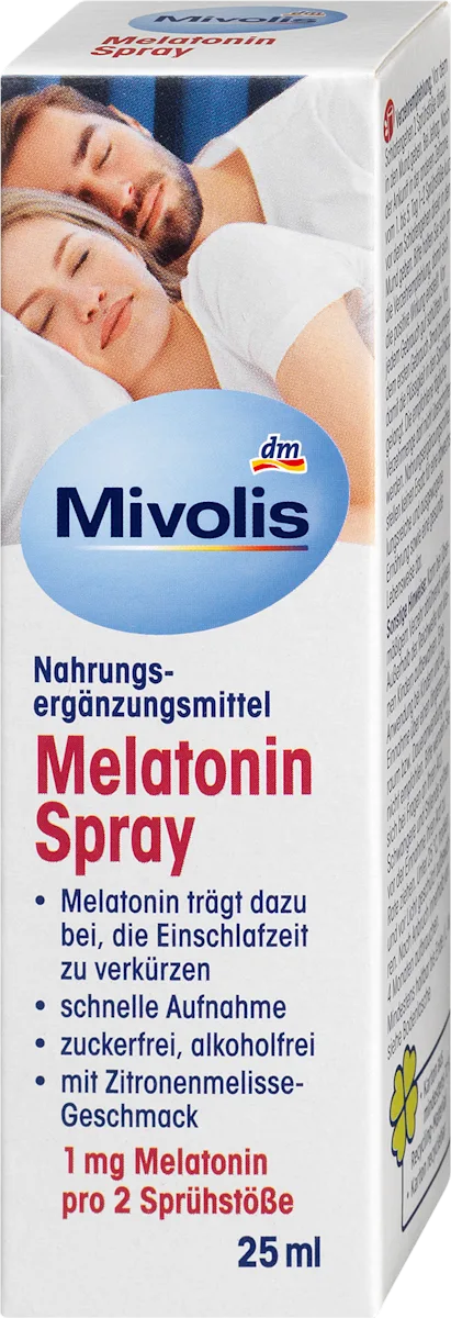 Sprej sa melatoninom sa ukusom matičnjaka, sa zaslađivačem, 25 ml
