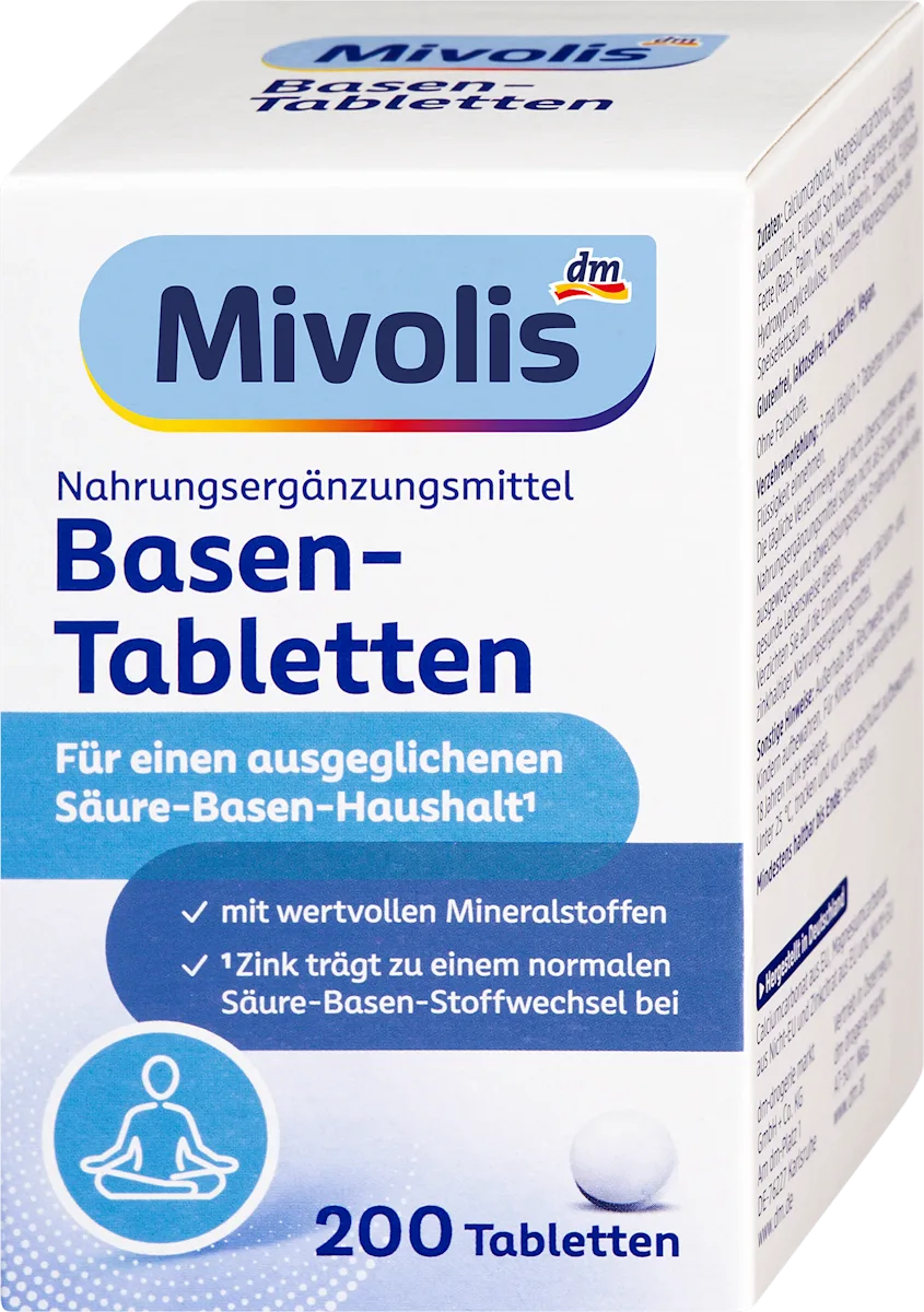 Tablete za održavanje kiselo-bazne ravnoteže organizma, 200 Tableta
