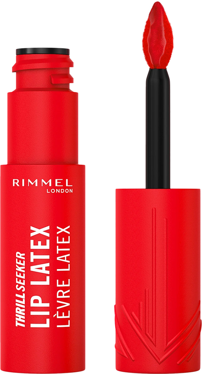 THRILL SEEKER LIP LATEX tečni karmin- 400 Rimmel Red, 1 kom