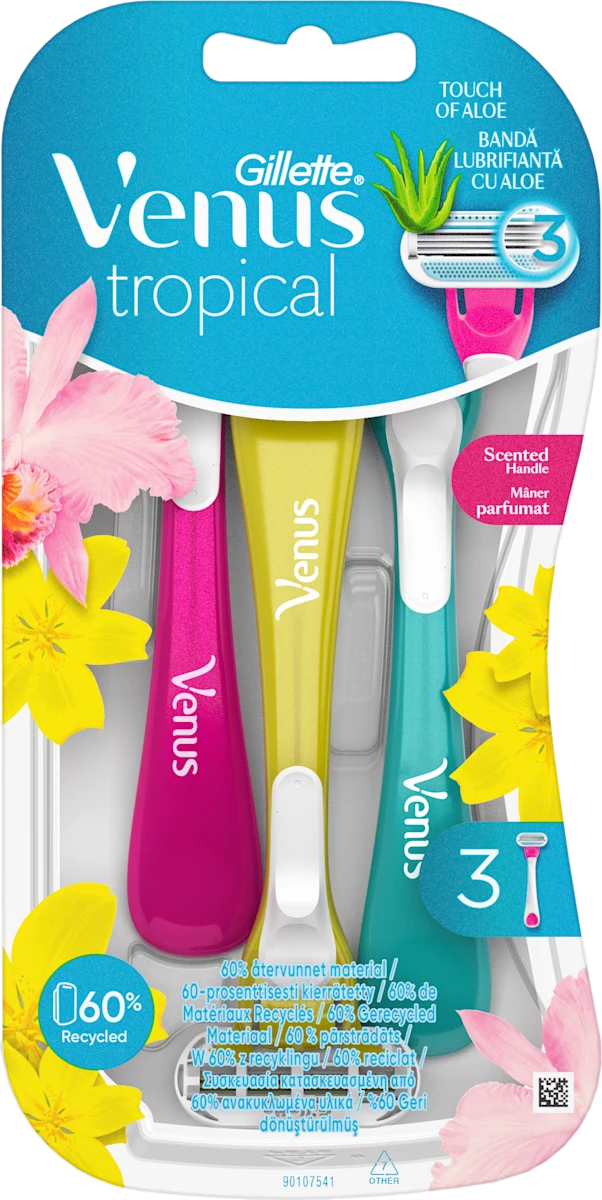 Tropical, ženski brijač, 3 kom