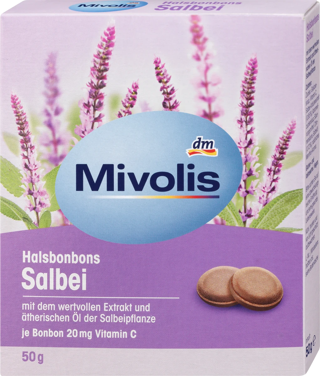 Tvrde bombone sa žalfijom, 50 g
