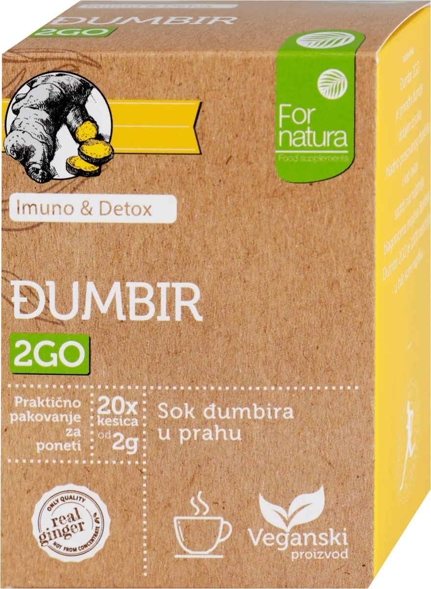 ĐUMBIR 2GO - sok od đumbira u prahu, 20x2g, 40 g