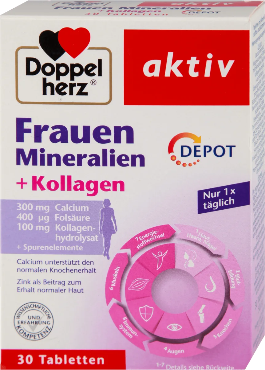 Vitamini i minerali za žene + Kolagen Depo, 30 kom