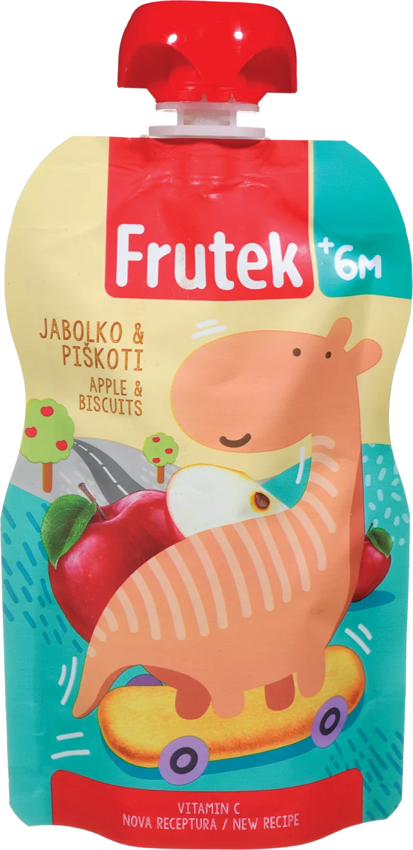 Voćna kašica- jabuka sa dodatkom keksa, od 6. meseca, 100 g