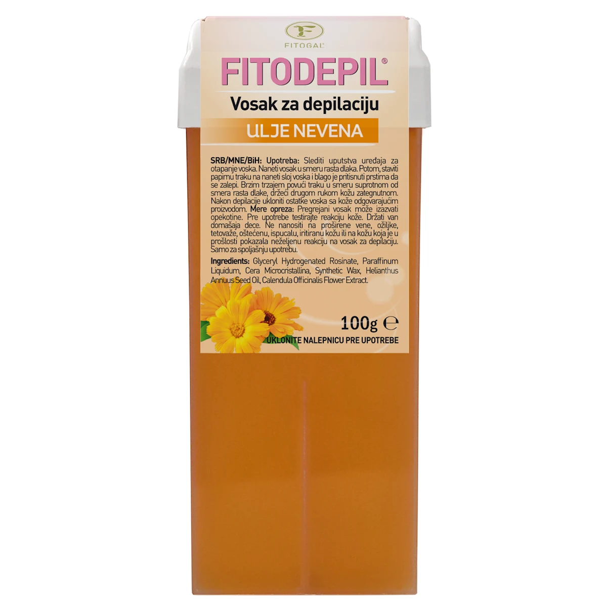 Vosak za depilaciju, sa uljem nevena, 100 g