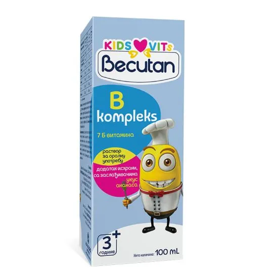 Becutan KIDS VITS B kompleks sirup 100ml