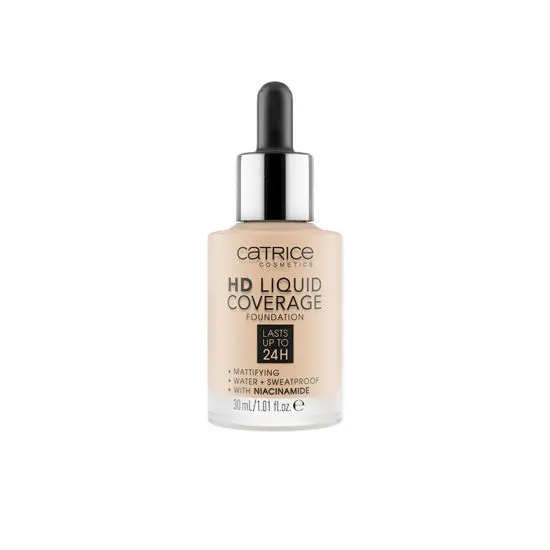 Catrice HD Liquid Coverage tečni puder 010 Light Beige 30ml