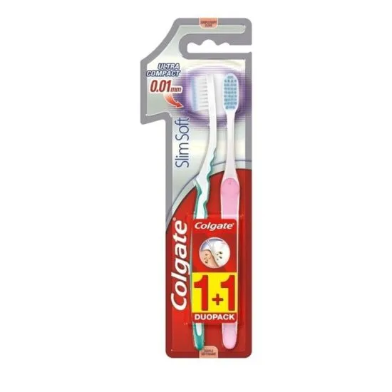 Colgate slim soft ultra compact četkica za zube  1+1 gratis
