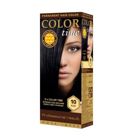 Color Time 10 Crna farba za kosu
