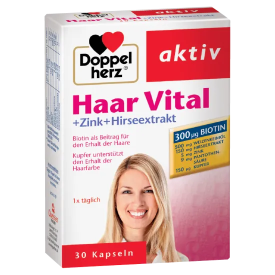 Doppelherz Aktiv Vitamini za kosu, 30 tableta