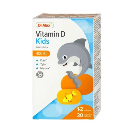 Dr. Max Vitamin D Kids 400 IU 30 twist-off kapsula