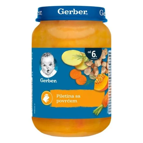 Gerber kašica piletina sa povrćem 190g