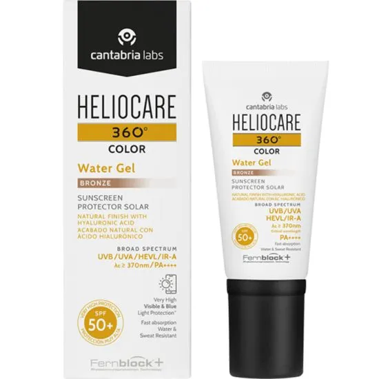 Heliocare 360 Color Water gel Bronze SPF 50+, 50ml