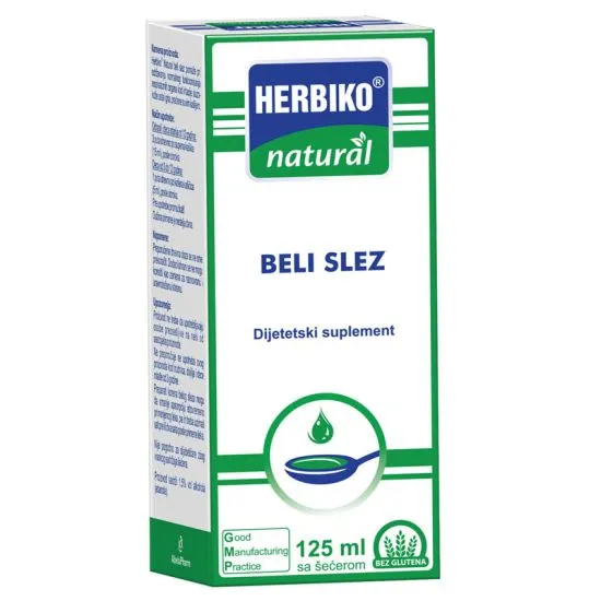 Herbiko Beli slez sirup 125ml 