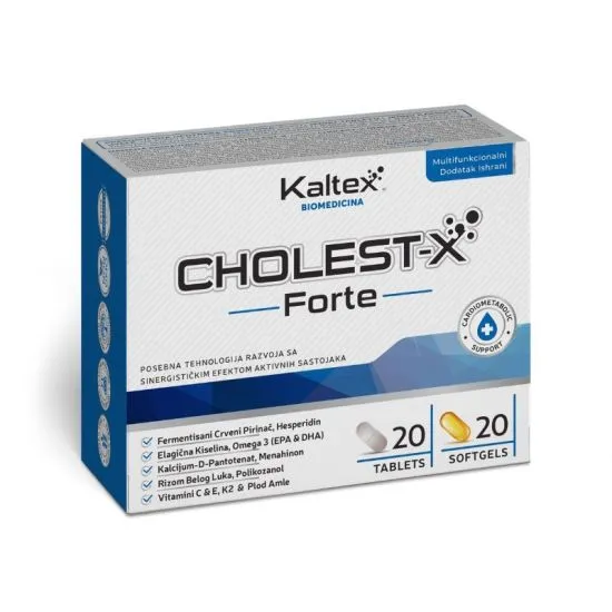 Kaltex Cholest-X Forte 20 tableta+20 kapsula