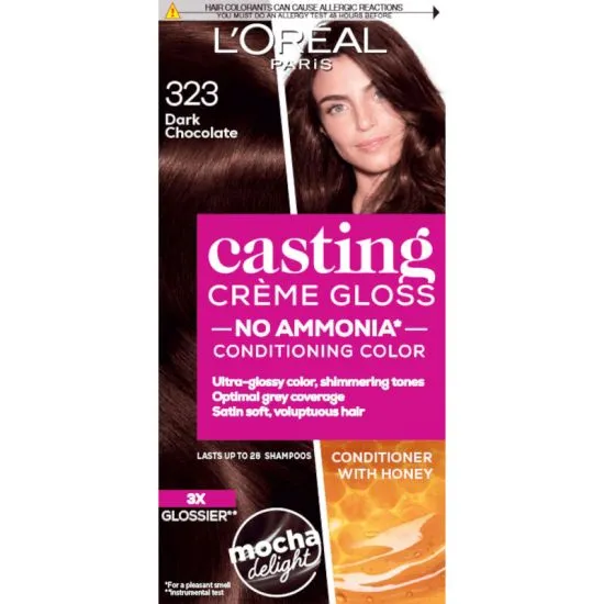 Loreal Casting Creme Gloss 323 tamna čokolada