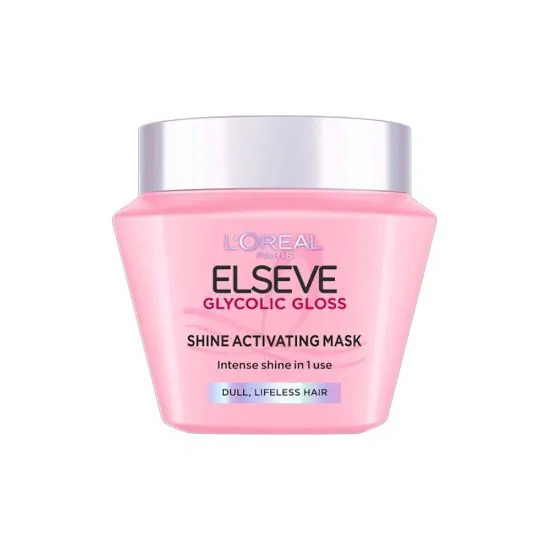Loreal Paris Elseve Glycolic Gloss Maska za beživotnu kosu bez sjaja 300ml