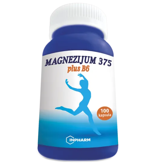 Magnezijum 375 plus B6 100 kapsula