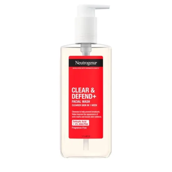 Neutrogena Clear & Defend + Facial wash 200ml