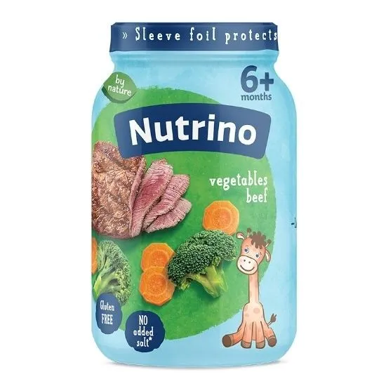 Nutrino Pire od mesa - Junetina sa povrćem i pavlakom 190g