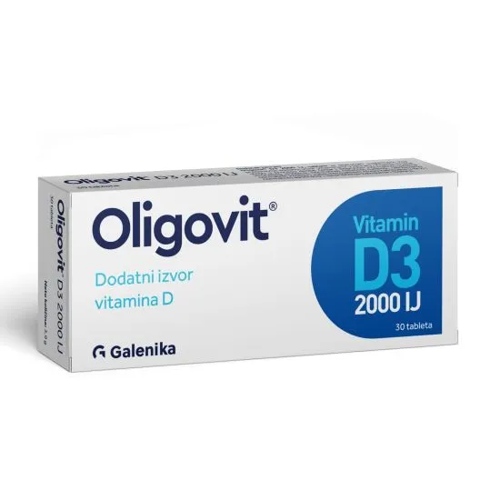 Oligovit D3 2000IJ 30 tableta