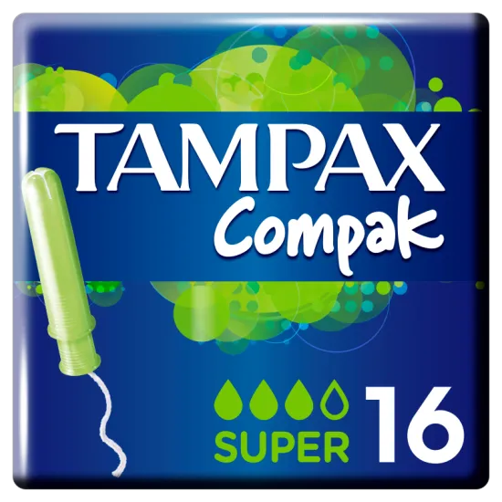 Tampax Compak Super, 16 tampona