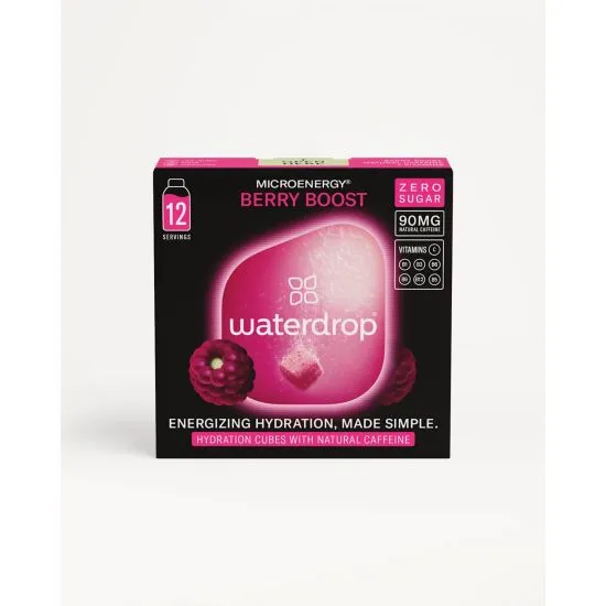 Waterdrop Microdrink Boost Crna ribizla kockice za hidrataciju 12 komada