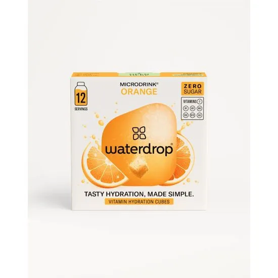 Waterdrop Microdrink Pomorandža kockice za hidrataciju 12 komada