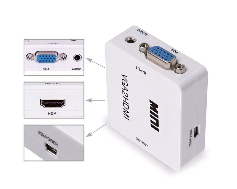 MAXPRO LINE Konverter VGA na HDMI aktivni STAR