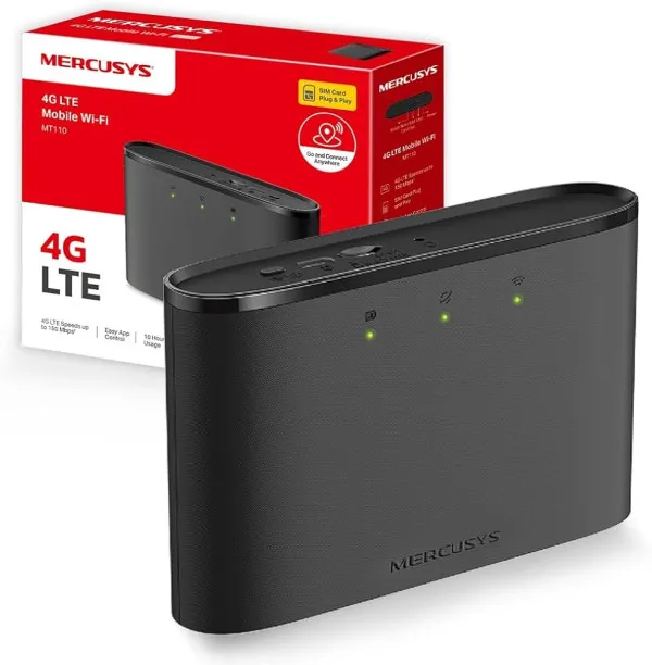 4G ruter Mercusys MT110 150Mbps/SIM slot/2200mAh - DS Computers DOO